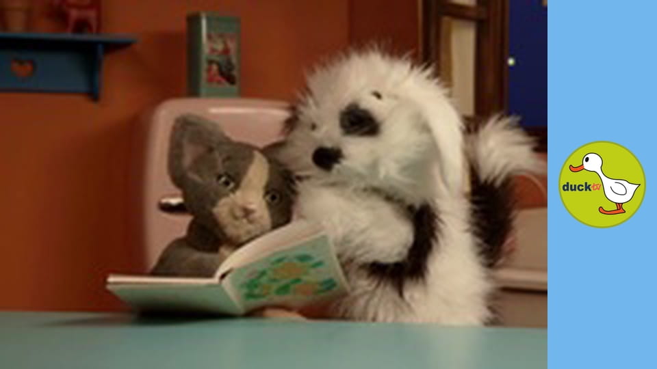 Margo and Felix - Fetching stars!