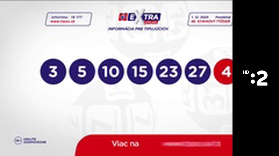 Informácia pre tipujúcich: KENO 10, KENO Joker, Extra výplata, Všetko alebo nič E48