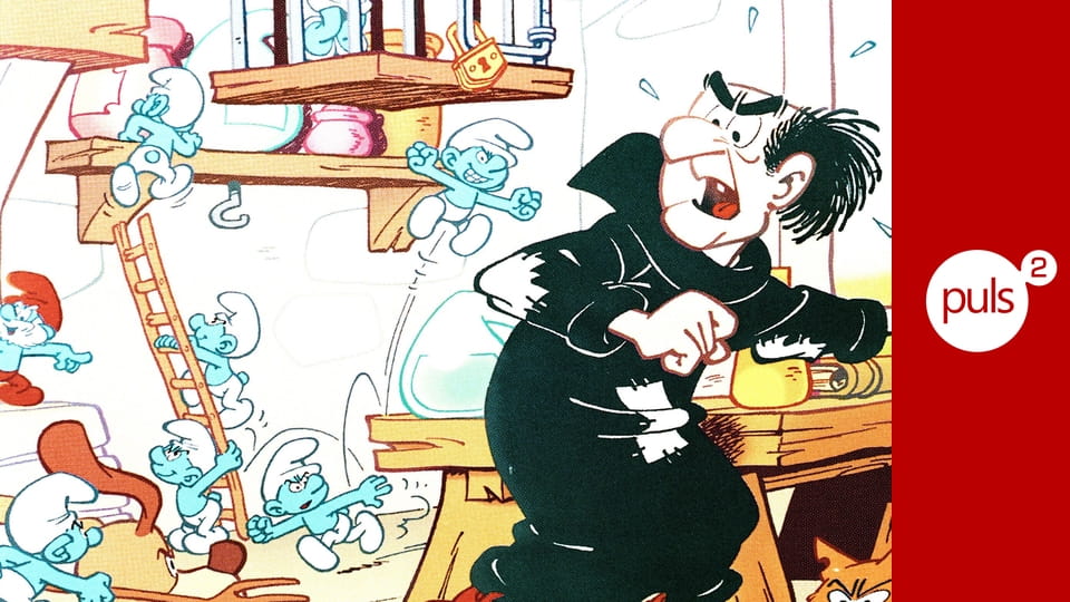 Smerfy E170 - Nowa zabawka Smerfusia/Oknowizja Pracusia