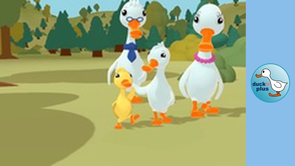 Ducky and Fluffy - Ducky and Fluffy by the Pond