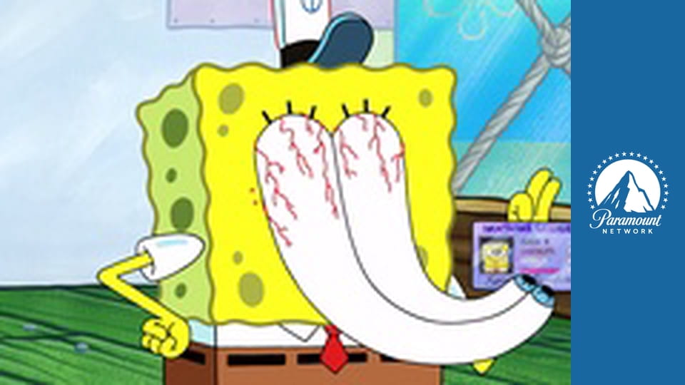 Spongebob v kalhotách S9E3 - Průkaz na koktejly/Mimino Sépiák
