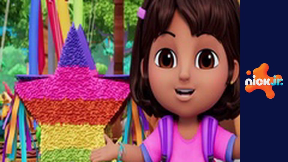 М/с "Дора", 2 сезон, 2 с. "Піньята для мами / Шахрай-невидимка".