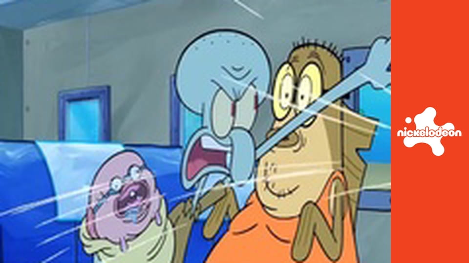 SpongeBob Kanciastoporty S14E296 - BąbloKumpel / Skalmar w pudle