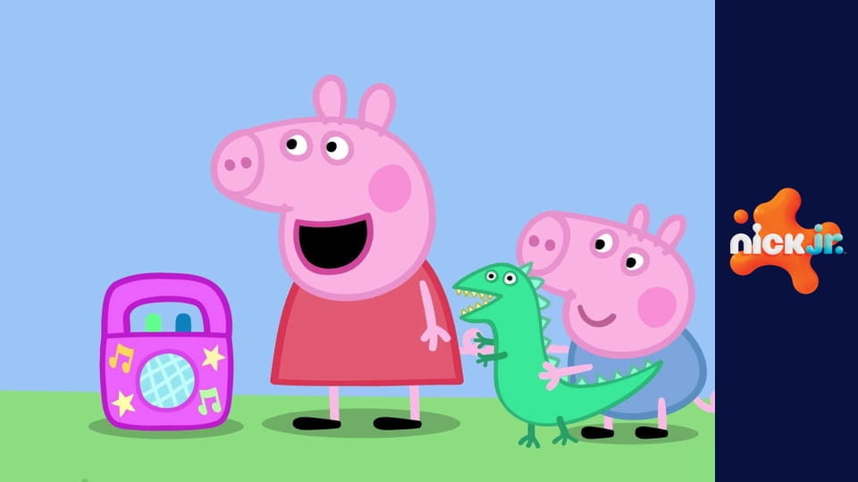 Świnka Peppa S4E10 - Latarania Dziadka Królika