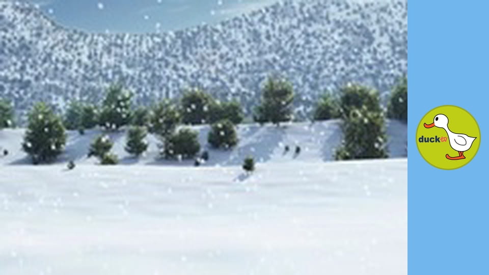 Small - But Hardworking - Carving an ice bunny sculpture