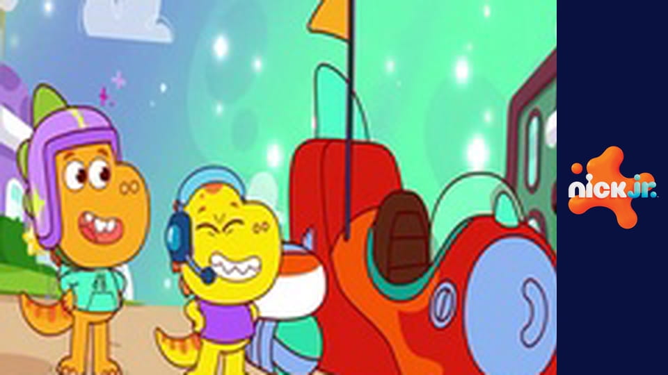 М/с "Тім Рекс у космосі", 1 сезон, 3 с. "Ракетні перегони / Магія / Батьки".