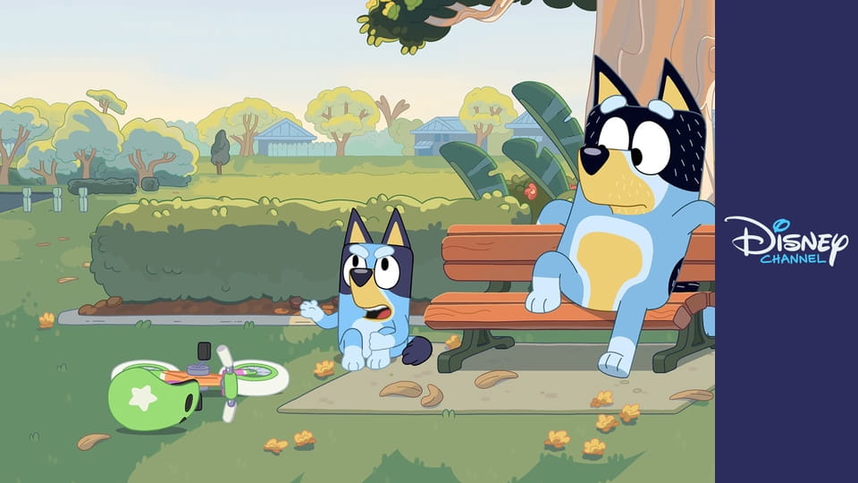 Bluey S1E24 - Projížďka na zahradním vozíku