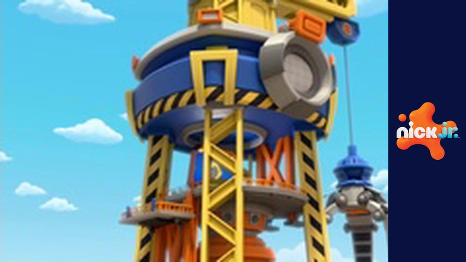 Rubble i jego ekipa S1E9 - Ekipa buduje kino samochodowe / Ekipa znajduje tęczowy skarb