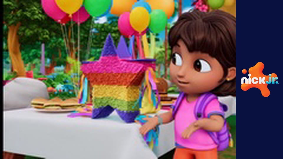 Dora S2E2 - Piňatá pre mamičku / Neviditeľný Lišiak