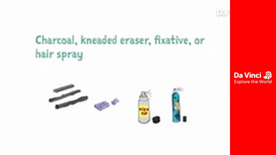 100 Ways to Draw - Charcoal Portrait