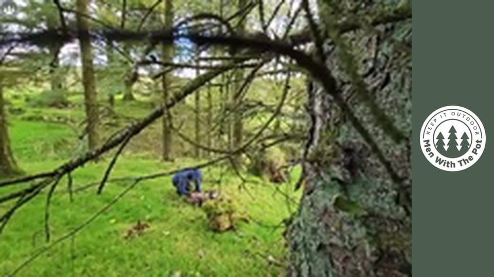 Šťavnatý steak připravený na ohništi