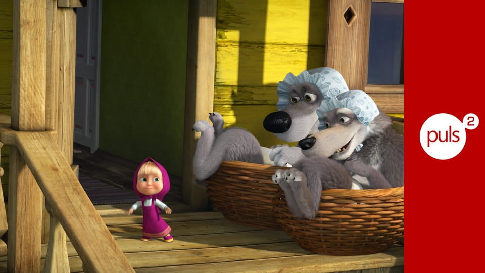 Masza i niedźwiedź S3E21 - Rybia historia