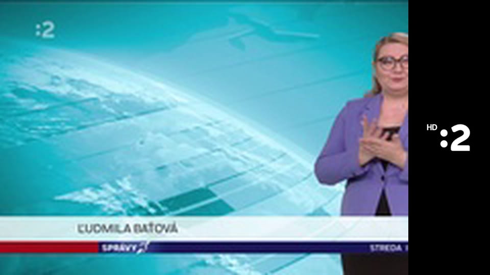 Správy v slovenskom posunkovom jazyku E322