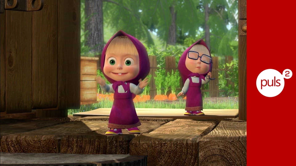 Masza i niedźwiedź S2E16 - Wieczór filmowy