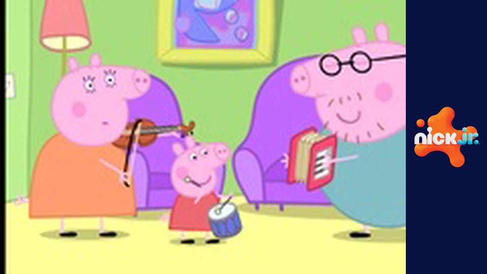 Prasátko Peppa S1E17 - Žáby, červíci a motýli