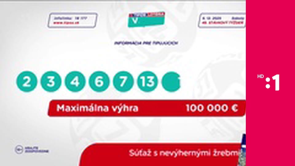 Informácia pre tipujúcich: KENO 10, Keno Joker, Euromilióny, Euromilióny Joker, Všetko alebo nič E49