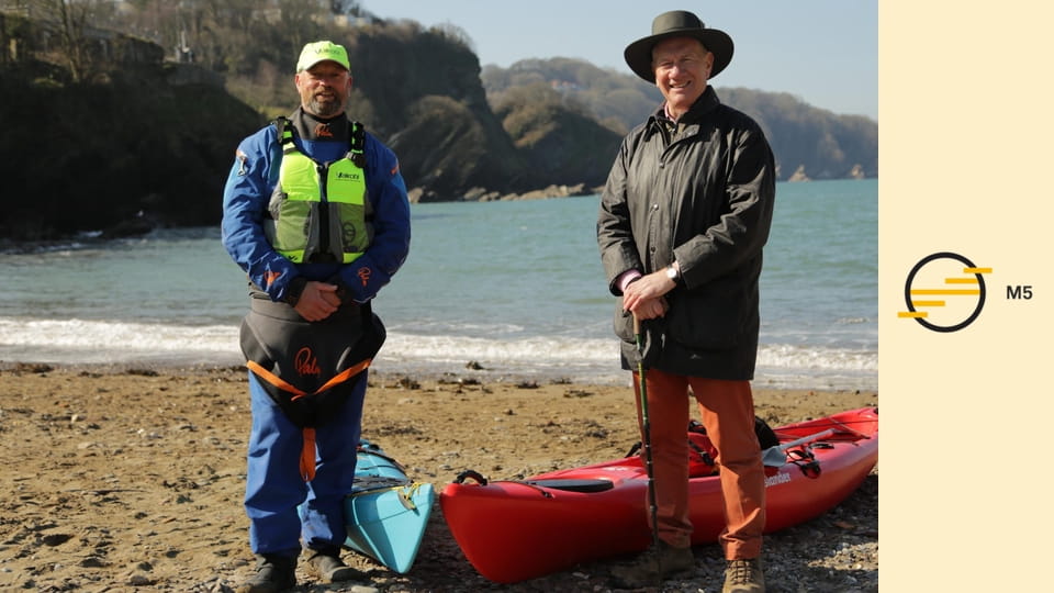Devon és Cornwall partvidékén Michael Portillóval - Indulás Észak-Devonból