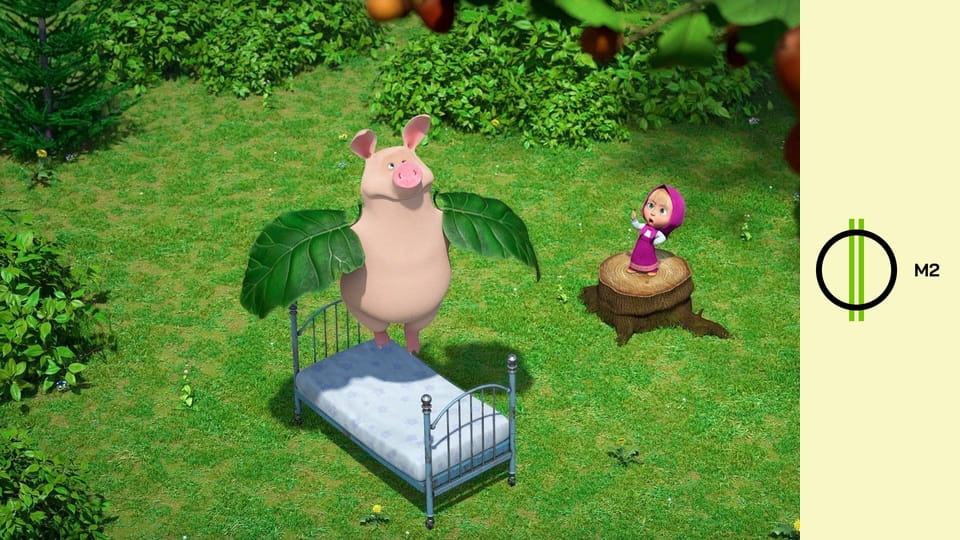 Masha és a medve - Elfújta a szél