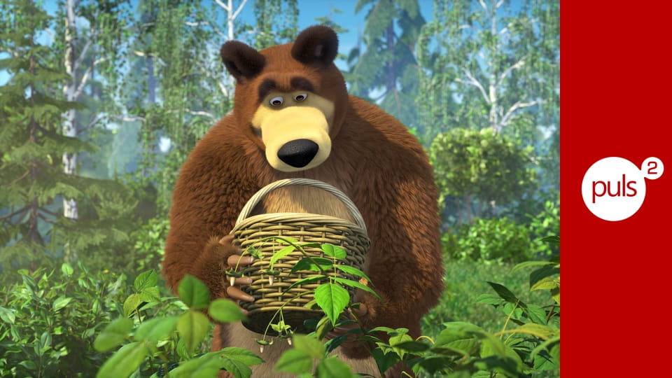 Masza i niedźwiedź S5E21 - Jak wytresować roślinkę