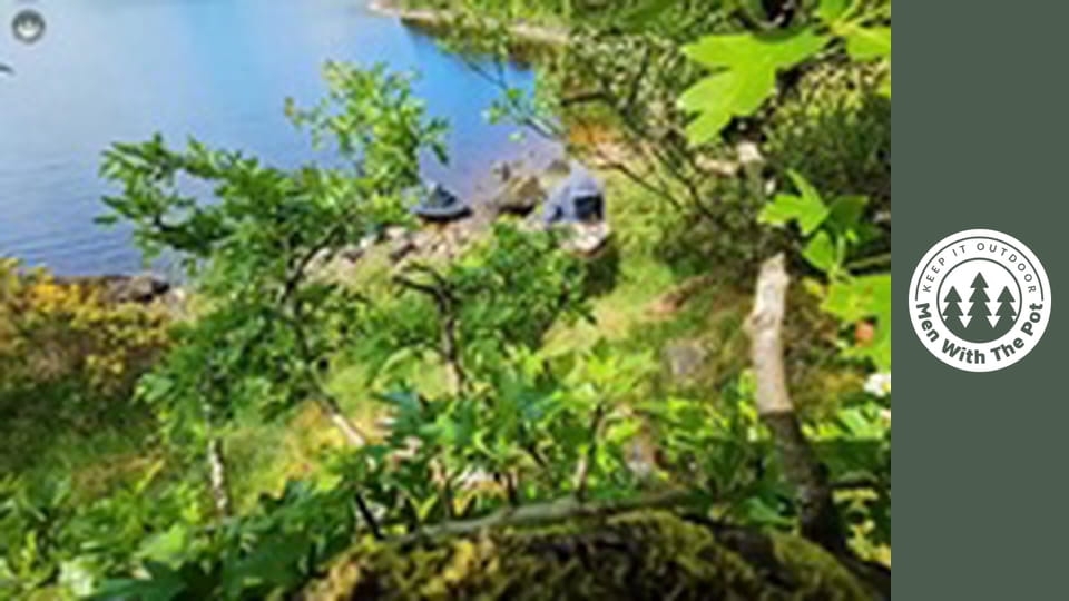 Piękny STEK Gotowany Nad Jeziorem