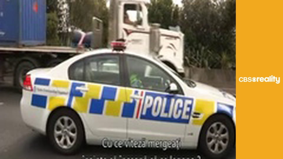 Patrulă pe autostradă E7