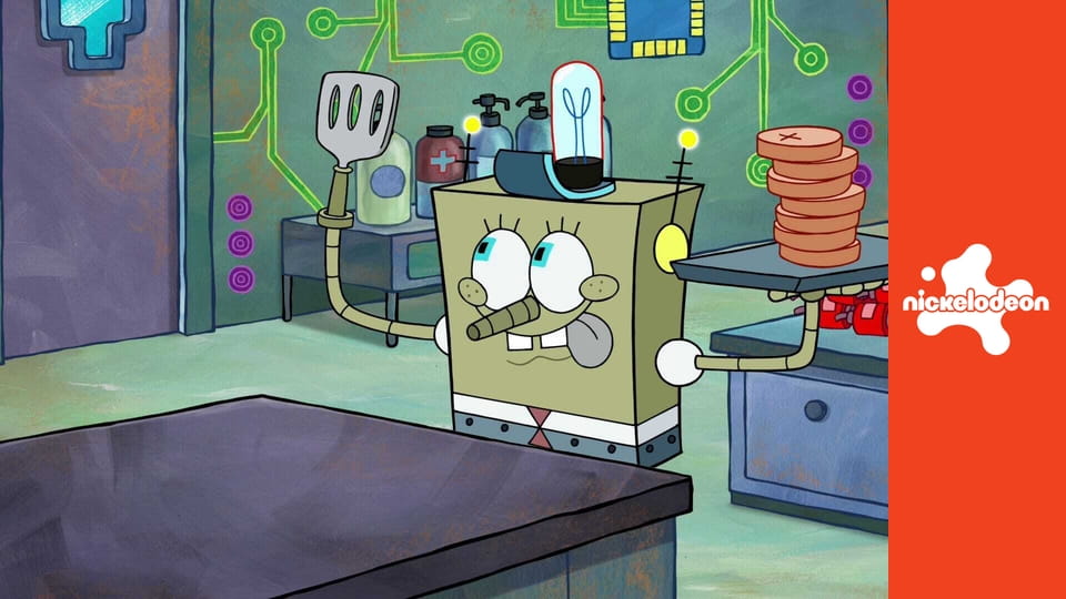 SpongeBob Kanciastoporty S14E294 - Samo-mini-obrona / Uff dla pani Puf