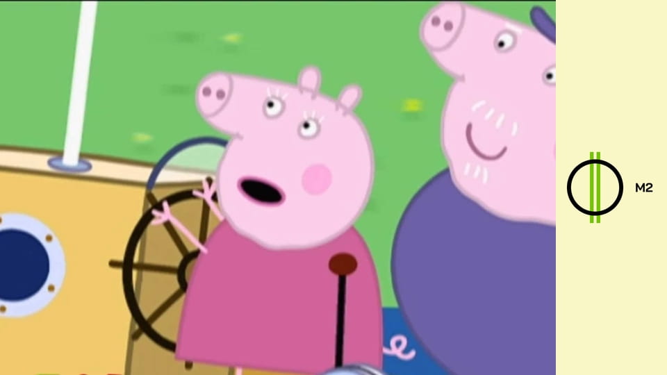 Peppa malac - Nagypapi vonatmentő akciója