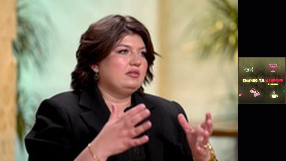 Olga Filova with Razmik