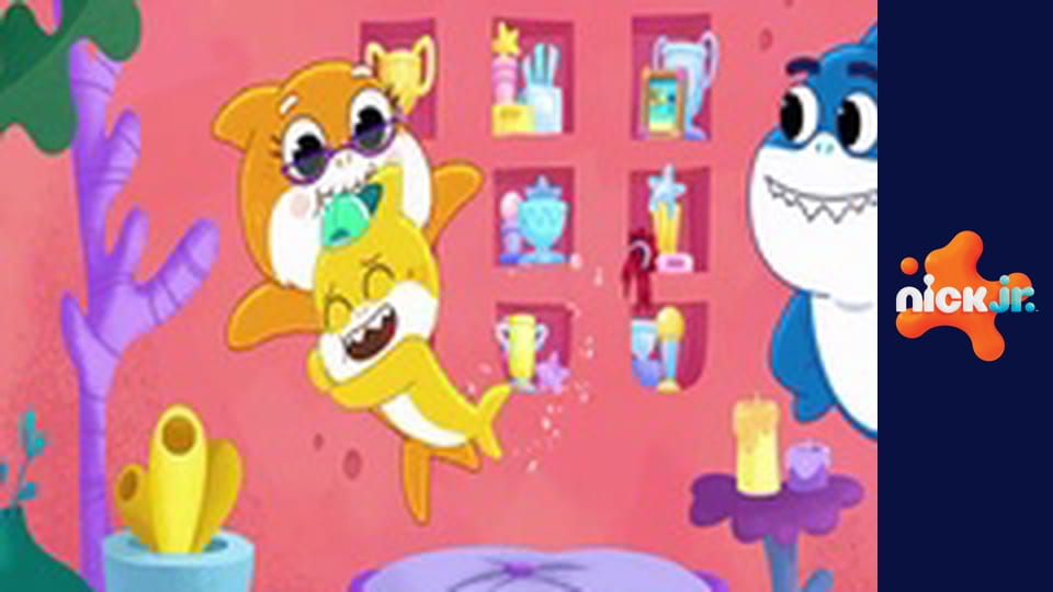 М/с "Велике шоу Малюка Акули", 1 сезон, 14 с. "Бабуся-тренерка / Зайнятий Малюк".