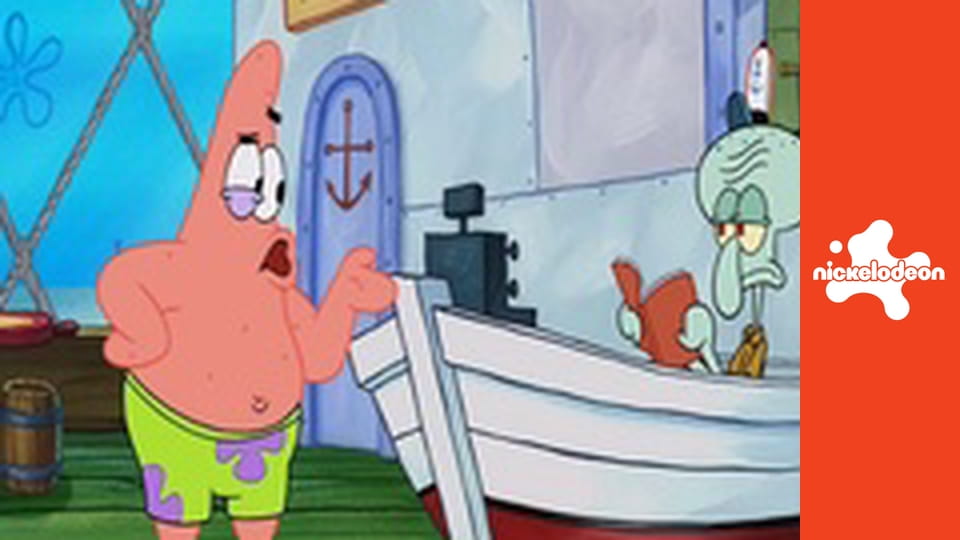 SpongeBob Kanciastoporty S9E194 - Patryk – planszówka/Kanały Dolne
