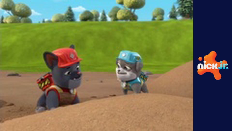 Rubble i jego ekipa S1E13 - Ekipa buduje muzeum dinozaurów / Ekipa buduje rampę dla wózków