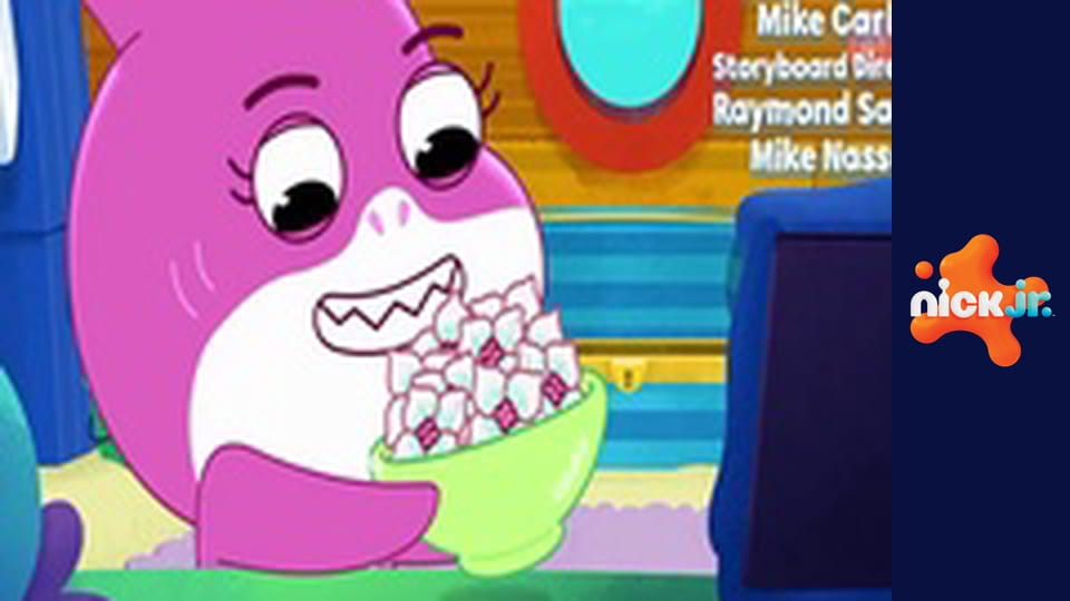 М/с "Велике шоу Малюка Акули", 3 сезон, 7 с. "Ліпші вороги / Вечеря з Бентлі".