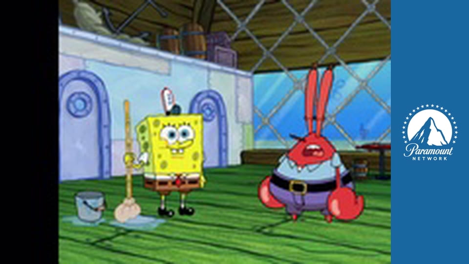 Spongebob v kalhotách S8E12 - Problémy s pletí / Patrik hlídá Garryho