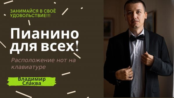 Piano for everyone (2021) – introduction music location on keyboard