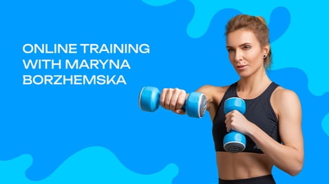 Guarda Online training with Maryna Borzhemska for 7 days online