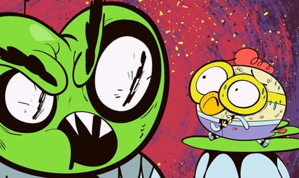 Kosmiczne kurczaki w kosmosie S1E11 - Biedny Dweezil / Kadeci nie mają co jeść