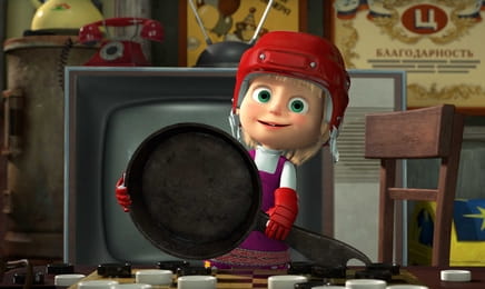 Masza i niedźwiedź S5E5 - Miodny dzień