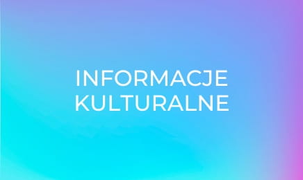 Informacje kulturalne Informacje kulturalne