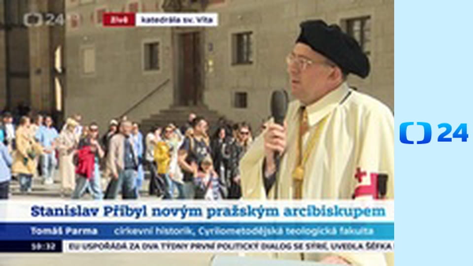 Speciál ČT24 - Speciál ČT24 ke slavnostnímu uvedení nového pražského arcibiskupa do úřadu