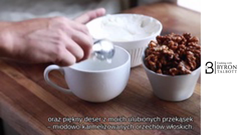 Walnut Crusted Chilean Sea Bass and Honey Candied Walnut Ice Cream