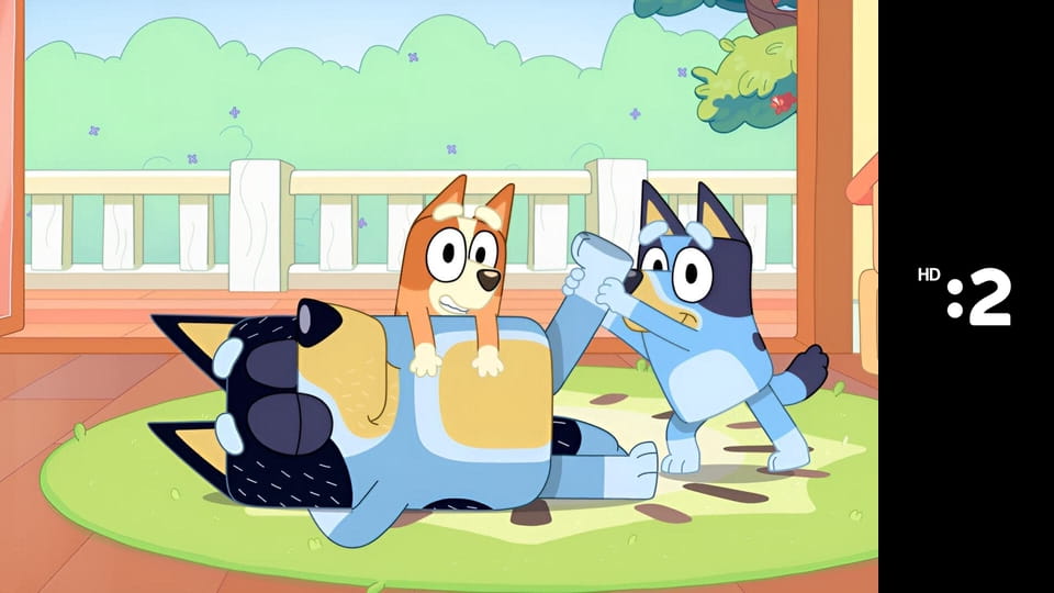 Bluey S3E18 - Dážď