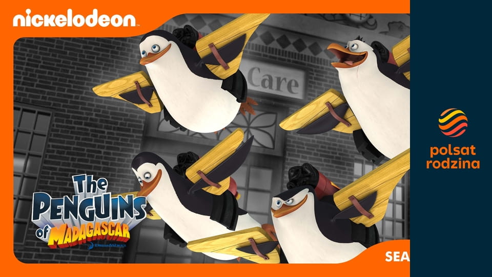 Pingwiny z Madagaskaru S2E11 - Pan Talon / Przetrwać w miejskiej dżungli