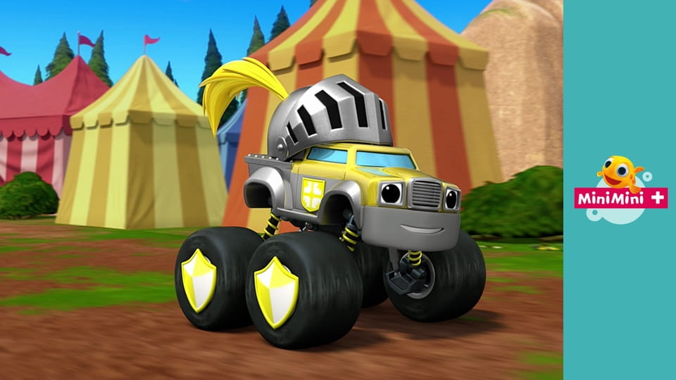 Blaze i megamaszyny S1E5 - Skaczące opony