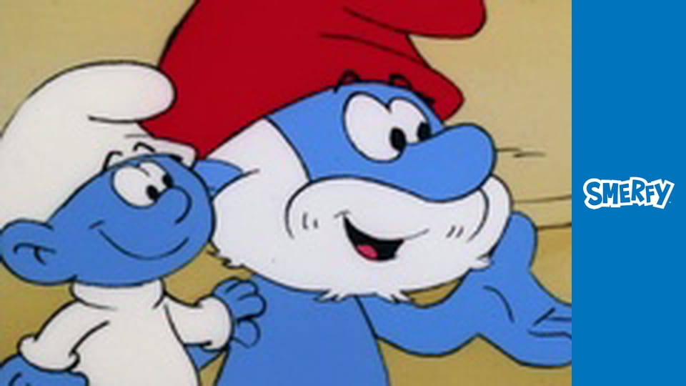 Platforma pełna smerfów / Zatrzymaj się i smerfnij róże