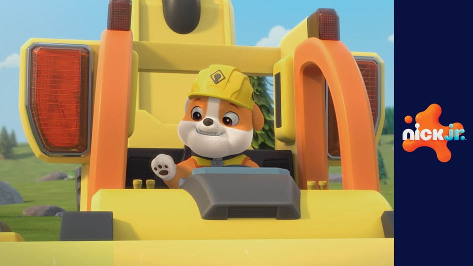 Rubble a jeho parta S1E7 - Parta staví bobrovi obydlí / Parta opravuje silnici