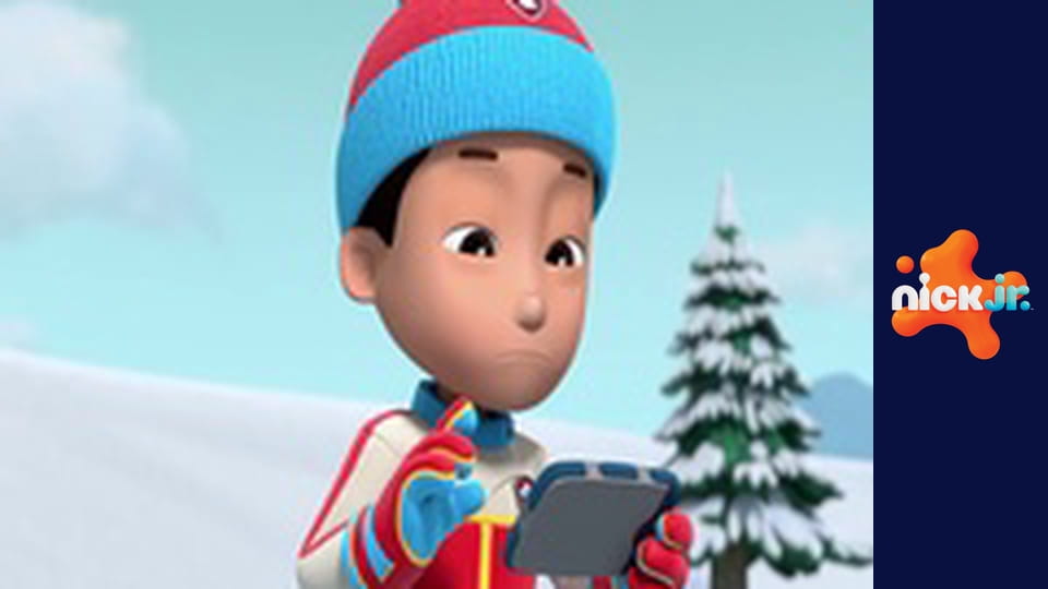 М/с "Щенячий патруль", 6 сезон, 19 с. "Щенята рятують білого вовка / Щенята рятують мандрівника-невдаху".