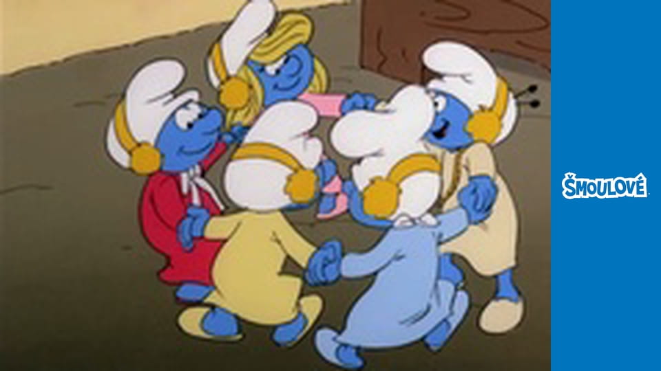 Lenochova pyžamová párty / Šmoulomobilový závod