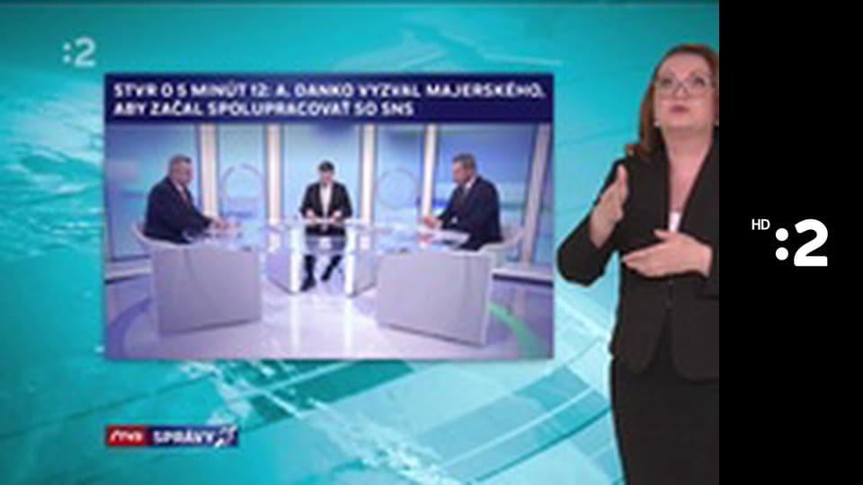 Správy v slovenskom posunkovom jazyku E80