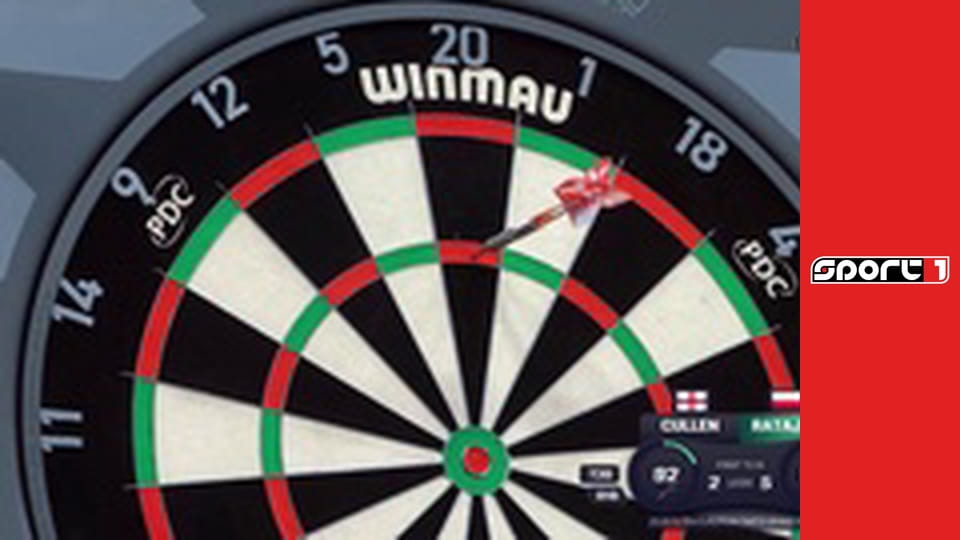 Šipky - European Darts Grand Prix, PDC European Tour 2025, 3. den, část 1, repríza, HD