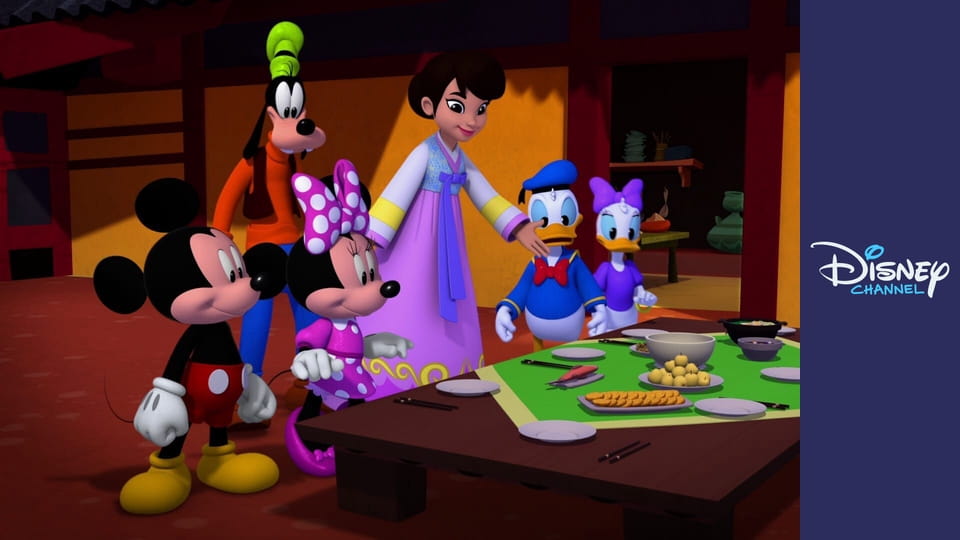 Dům plný zábavy Myšáka Mickeyho E66 - Veselí táborníčci